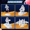 Wbzle Space Shuttle Toys Set with Light and Sound, Rocket Ship Toy Playset with Spray Effects, Astronaut Toy for Kids 3-5, Outer Space Toys Gift for Boys & Girls view 4