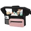 Accmor Universal Stroller Organizer with Insulated Cup Holder Detachable Phone Bag and Shoulder Strap,Stroller Bag Caddy Organizer Fits for Uppababy, Baby Jogger, Britax Strollers view 1