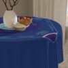 Generic Mahjong Instructional Tablecloth Gift for her, Blue and Pink Floral Mahjong Tablecloth - Easy-to-Follow mah-jongg Tablecloth for him view 2