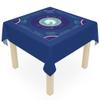 Generic Mahjong Instructional Tablecloth Gift for her, Blue and Pink Floral Mahjong Tablecloth - Easy-to-Follow mah-jongg Tablecloth for him view 4