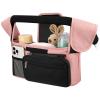Accmor Universal Stroller Organizer with Insulated Cup Holder Detachable Phone Bag and Shoulder Strap,Stroller Bag Caddy Organizer Fits for Uppababy, Baby Jogger, Britax Strollers view 1