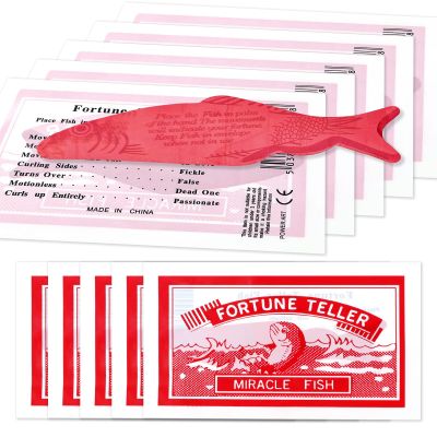 LE TOOTER Fortune Teller Miracle Fish, 200 Packs Fortune Telling Fish for Kids and Adults-Magic Novelty Fortune Telling Toys for Birthday Party Christmas