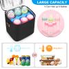 Accmor Breastmilk Cooler Bag with Ice Pack, Baby Bottle Cooler Bags, Insulated Bottle Cooler Tote Bags On The Go, Fits 6 Large 9oz Bottles, for Nursing Mom Daycare Travel, Black view 3