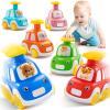 Jyusmile Press and Go Car Toddlers Toys for 1-2 Year Old Boy, 6 Pack Animal Baby Cars Toys for Age 0-2, Infant Push Go Vehicle Toys for 6-9-12-18 Months, First Birthday Gifts for 1-3 Boys Girls view 1