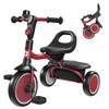 besrey Toddler Tricycle with Bell, Kids Tricycle Age 18 Months to 5 Years, Kids Trike, Toddler Bike for 1.5-5 Year Olds, Baby Trike, Gifts & Toys for Boys & Girls, Red view 1