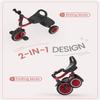 besrey Toddler Tricycle with Bell, Kids Tricycle Age 18 Months to 5 Years, Kids Trike, Toddler Bike for 1.5-5 Year Olds, Baby Trike, Gifts & Toys for Boys & Girls, Red view 2