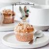 18pcs Glitter Hunting Duck Mallard Dessert Cupcake Topper Pick for Wild Animal Theme Decor Supplies Baby Shower Boys Girls Happy Birthday Party Decorations view 2