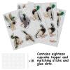 18pcs Glitter Hunting Duck Mallard Dessert Cupcake Topper Pick for Wild Animal Theme Decor Supplies Baby Shower Boys Girls Happy Birthday Party Decorations view 3