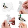 18pcs Glitter Hunting Duck Mallard Dessert Cupcake Topper Pick for Wild Animal Theme Decor Supplies Baby Shower Boys Girls Happy Birthday Party Decorations view 4