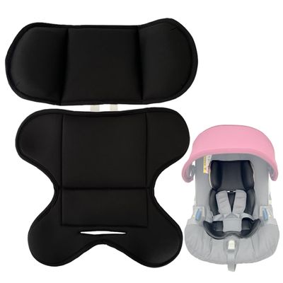 Feliliber Infant Insert Liner Seat Cushion Compatible with Doona/Graco Snugride/Evenflo Pivot/Chicco Keyfit/Britax-Head and Body Support Skin Friendly Breathable Mesh Fabric (Black)