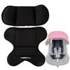 Feliliber Infant Insert Liner Seat Cushion Compatible with Doona/Graco Snugride/Evenflo Pivot/Chicco Keyfit/Britax-Head and Body Support Skin Friendly Breathable Mesh Fabric (Black) view 1