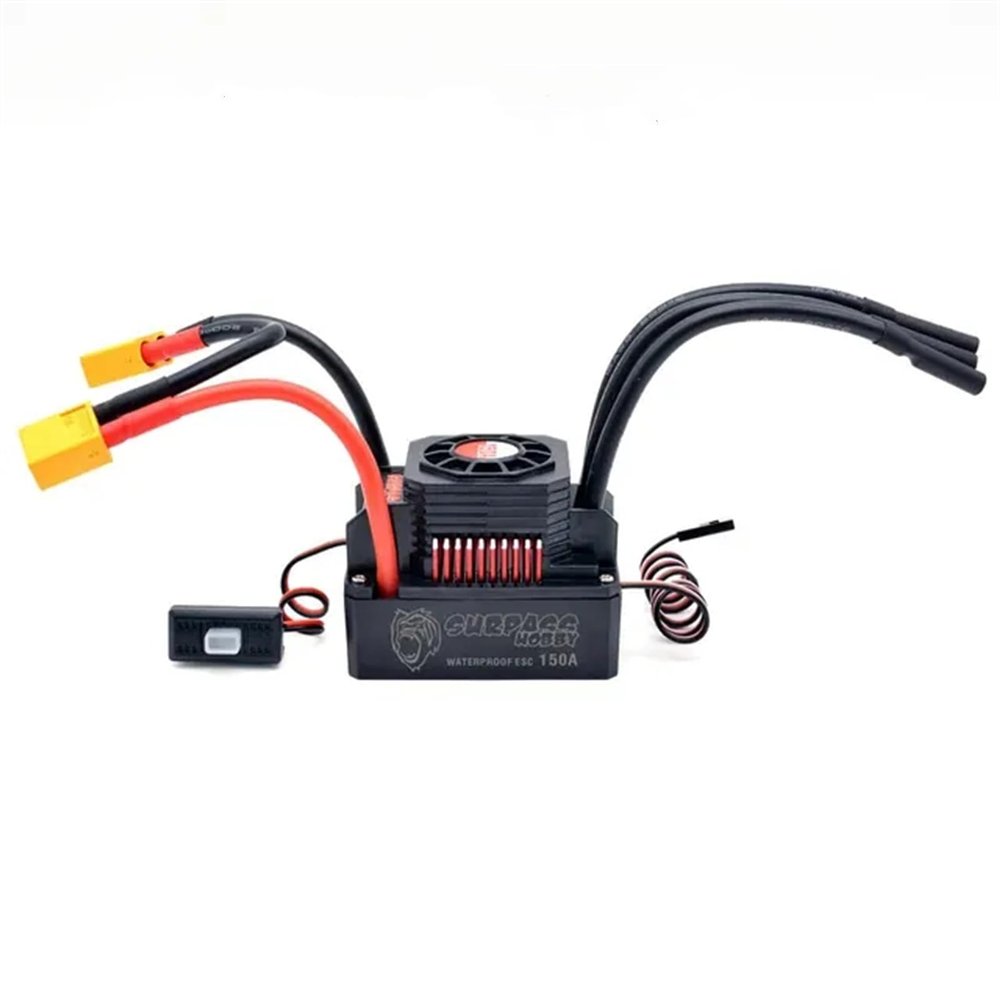 3-6S 150A Waterpoof Brushless ESC Speed Controller BEC 6.1V 7.4V 3A for XT60 Plug for 1/8 RC Car