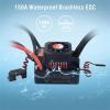 3-6S 150A Waterpoof Brushless ESC Speed Controller BEC 6.1V 7.4V 3A for XT60 Plug for 1/8 RC Car view 3