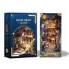 STRUCWOOD Model Kit Wooden Puzzles DIY Bookcase Model Making Crafts Adult/Birthday Creative Gifts(Magic Night Alley) view 2