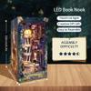 STRUCWOOD Model Kit Wooden Puzzles DIY Bookcase Model Making Crafts Adult/Birthday Creative Gifts(Magic Night Alley) view 3