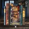 STRUCWOOD Model Kit Wooden Puzzles DIY Bookcase Model Making Crafts Adult/Birthday Creative Gifts(Magic Night Alley) view 4