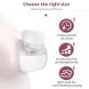 Nursi Luna Flange Sizing Kit with Flange Inserts 13/15/17/19/21mm 10PCS, Nipple Ruler, Breastmilk Storage Bags 60, Silicone Flanges Insert for 24mm Flange/Shield, Breastfeeding Essentials for New Mom view 3