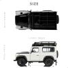 Risopen Compatible for Land Rover Defender Off-Road 1:24 Car Toy White Alloy Metal Diecast Classic Vehicle Model Toy Mini Luxury Vehicle Model Collection and Gift for Aldult Kid or Children view 2