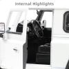 Risopen Compatible for Land Rover Defender Off-Road 1:24 Car Toy White Alloy Metal Diecast Classic Vehicle Model Toy Mini Luxury Vehicle Model Collection and Gift for Aldult Kid or Children view 4