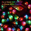 Party Favors 48 Pcs Light Up Rings, Glow In The Dark Party Supplies, 6 Style Flashing Glow In The Dark Rings for Adults & Kids, LED Ring for Birthday Party Favors, Concert, Raves, Halloween, Christmas view 3