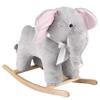 Ellis Elephant Rocker Ride on Toy, Animal Toys Toddler Rocker, Stuffed Jungle Animal Rockers for Babies and Toddlers, Stuffed Rocking Animal for 18+ Month Old (Ellis Elephant) Forest & Twelfth