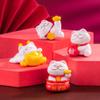 VANZACK 6pcs Miniature Cat Figurines Cute Resin Statues for Desktop Decoration for Home Office and Landscape Garden Decor for Cat view 4