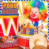 Quzzil 6 Pcs Circus Carnival Party Decorations Carnival Centerpieces for Tables Circus Theme Party Decorations Wooden Carnival Centerpieces for Cake Toppers Birthday Party Favors Supplies view 4