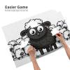 Wooden Puzzle Cartoon Black White Sheep Jigsaw Puzzles 1000 Pieces for Adults Personalized Picture Puzzle Photo Puzzle for Adult Family Wedding Graduation, Puzzles Gifts view 4