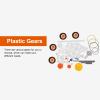 Plastic Gears Kit, 78pcs Plastic Gears Pulley Belt Rack Kits Plastic Gears with Plastic Wearable and Long Service Life view 4