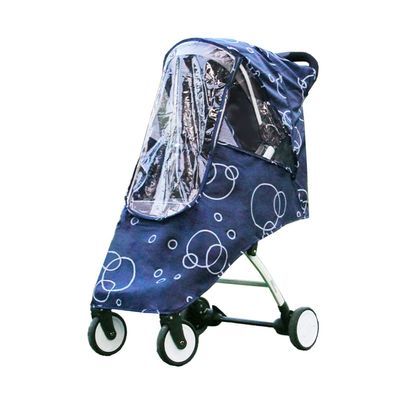 1Pc Portable Universal Waterproof Rain Cover Weatherproof Shield Wind Canopy Baby Pushchair Mesh Ventilation Universal Trend Travel Umbrella Rain Cover