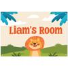 Customized Kid Room Sign, Personalized Name For Nursery Room, Bedroom Lion Wall Decor Sign, 14x20 Inches, Rust Free ACM, Fade Resistant, Made in USA by My Sign Center view 1
