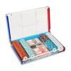 Bey-Berk Personalized Dylan Acrylic Poker Set, 200 Casino-Grade 11.5g Chips with Two Decks of Cards and 5 Dice in Clear Carbon Fiber Case, Custom Engraved Lid, Modern Game Night Showpiece view 2