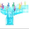 Zhu Zhu Aquarium Coral Reef Tunnel Playset w/ Fish Included view 2
