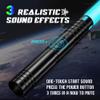 Lightsaber, Light Sabers with RGB 15 Colors, USB Rechargeable Lightsabers with FX Sound and Motion Sensors, Light Saber Sword Toy for Kids, Halloween Xmas Gift, Galaxy War Fighters Cosplay, 2Packs view 4