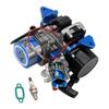 FLMLF CNC 29CC RC Boats (in-line) Engine Fit for Zenoah CY RCMK Marine QJ Gas Engine G290 PUM Parts (Blue) view 2