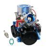 FLMLF CNC 29CC RC Boats (in-line) Engine Fit for Zenoah CY RCMK Marine QJ Gas Engine G290 PUM Parts (Blue) view 3