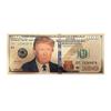 100 USD President Donald Trump Collectible Gold Plated Fake Bank Note view 2