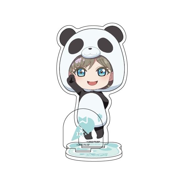 A3 Love Live! Super Star!! 02 Tang, Available Panda Ver. [Mini Character Illustration] Acrylic Stand Plate
