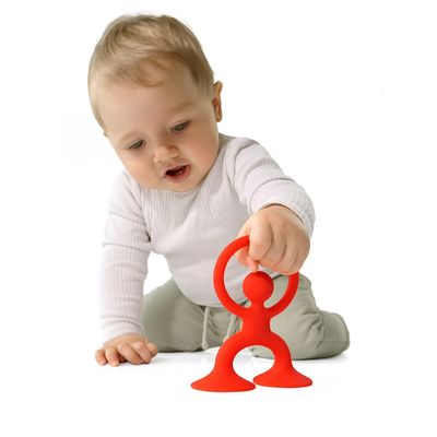 Fat Brain Toys Noogi by MOLUK - Red -New/PreOrder - Noogi by MOLUK - Red Baby Toys & Gifts for Ages 0 to 1