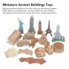 17 Pcs Mini Famous Landmarks Toys, Around The World City Miniatures Buildings, Egyptian Toys for Kids Leaning Tower of Pisa, Eiffel Tower, Statue of Liberty, Pyramids view 2