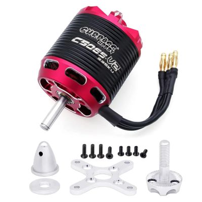 C5065 V2 335KV Outrunner Brushless Motor Shaft Diameter 6MM with Screw Kit for RC Airplane Aircraft Fixed Wing RC Drone