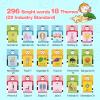 U-LEARNER 296 Sight Words Talking Flash Cards for Toddlers 1 2 3 4 5 Year Old, Pocket Speech, Sensory Speech Therapy Toys, Educational Learning Toys for Montessori and Autism Children, Gifts for Boys view 2