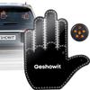 Geshowit LED Finger Light for Car with Remote, LED Hand Gesture Light with 6 Signs for Car Window, Funny Car LED Sign to Communicate with Drivers, Car Accessories for Men and Women view 1