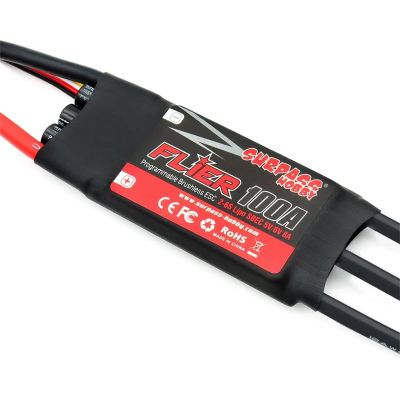 2-6S 100A Programmable Brushless ESC Electric Speed Controller BEC 5V 6V 8A for RC Airplane Aircraft Fixed Wing Helicopter