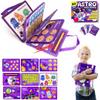 Busy Board for Toddlers 24 | Montessori Busy Book for Ages 35 | Alphabet, Numbers, Colors & Time Learning Toy | Educational Gift for Boys & Girls - Premium Material - Christmas Secret Santa Gift view 1