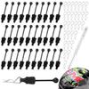 GDOOL 30 Pieces 1.4mm RC Cars Body Clips with Pull Tabs for Universal 1:8 1:10 Remote Control Trucks & 1 PCS Hole Puncher Reamer for RC Body Shell Drills Tool view 1