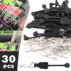 GDOOL 30 Pieces 1.4mm RC Cars Body Clips with Pull Tabs for Universal 1:8 1:10 Remote Control Trucks & 1 PCS Hole Puncher Reamer for RC Body Shell Drills Tool view 2