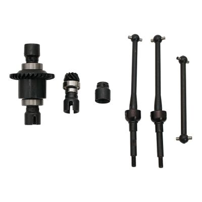 FLMLF Rc Car 2WD to 4WD Conversion Set for 1/5 MCD Smartech FS Racing FG Monster Truck Buggy FS10803 FS11803 FS10203 FS11203 FS10903 (Gen.1)