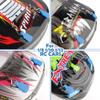 50 Pieces 1.2mm Universal RC Body Clips with Pull Tabs Car Clips RTR Clip Pins H165 Assembly Spare Parts for 1:8 1:10 1:12 Scale Redcat HPI Himoto HSP Exceed RC Car Parts Truck BuggyBlue view 3