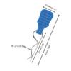 50 Pieces 1.2mm Universal RC Body Clips with Pull Tabs Car Clips RTR Clip Pins H165 Assembly Spare Parts for 1:8 1:10 1:12 Scale Redcat HPI Himoto HSP Exceed RC Car Parts Truck BuggyBlue view 4